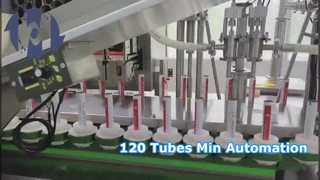 Máquina llenadora y selladora de tubos metálicos TF-120