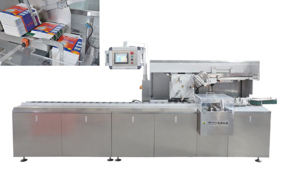 máquina de encuadernación del tubo del doblez de 120pcs/Min Pharmaceutical Cartoning Machine 4