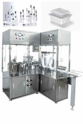 Máquina de rellenar prellenada automática de la jeringuilla para 0.5-10ML, exactitud el ±1-2%, 1200-1600p/h, 380V/220V 50-60Hz