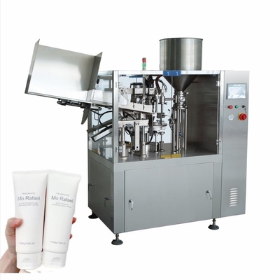 Máquina de rellenar poner crema cosmética de aluminio de relleno y de aislamiento del tubo plástico suave automático de la máquina del tubo de crema dental del tubo