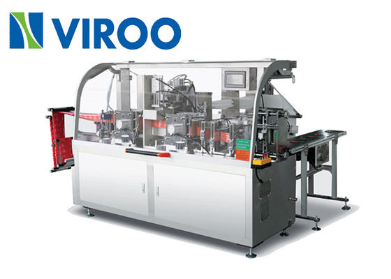 Lado horizontal mojado cuatro de la empaquetadora del tejido 220v/380v que sella la empaquetadora mojada de los trapos