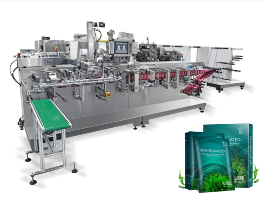 estándar del GMP de la máquina de 60bags Min Automatic Facial Mask Packing