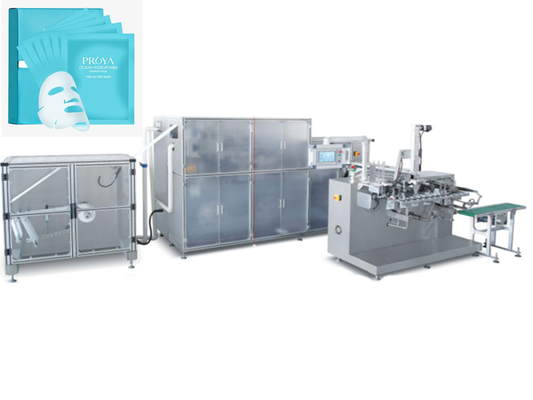 Empaquetadora facial automática llena cosmética de la máscara 50Hz no tejida