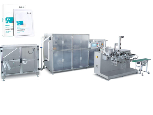 Máquina facial automática de la fabricación de la máscara del poder de 9,0 kilovatios para la empaquetadora facial de la máscara