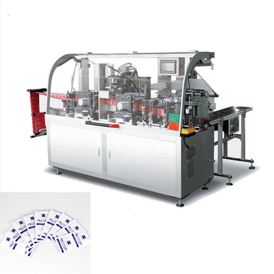 Trapos de la limpieza de la lente de los vidrios que embalan horizontal automático de la máquina de rellenar