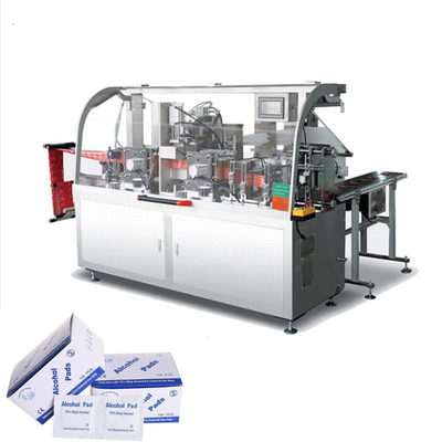 máquina de los trapos del alcohol de la película de 120bags/Min Wet Wipes Packaging Machine OPP