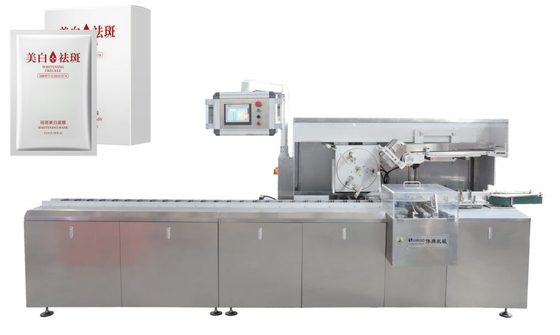 El PLC automático de la empaquetadora de la caja de AISI 304 controló 120 cajas/minuto