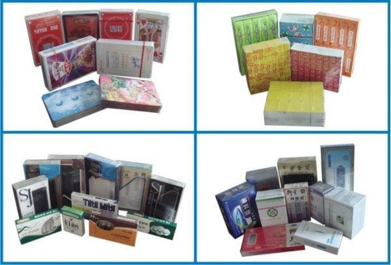Envasado automático de jabón, chocolate, perfumes, cajas de cigarrillos, envasado con película Bopp, envasado con celulosa