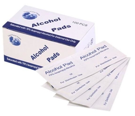 El alcohol médico del algodón de la pieza única de alta velocidad limpia la empaquetadora
