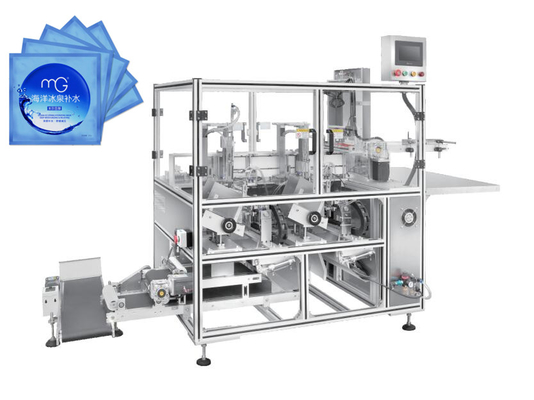 Máquina no tejida 1.2KW del plegamiento de la película de la mascarilla semi automática
