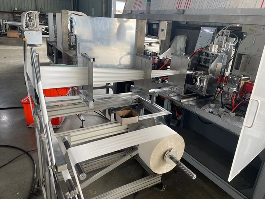 Equipo que embala horizontal automático del trapo de la máquina mojada de la fabricación solo