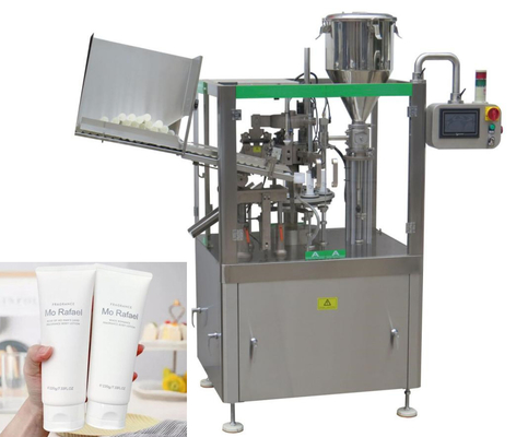 Crema cosmética de relleno de la loción de la máquina del lacre del tubo plástico suave automático