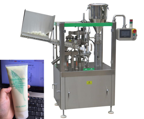 Crema de aislamiento de relleno de la loción del cuerpo de máquina del tubo suave plástico automática