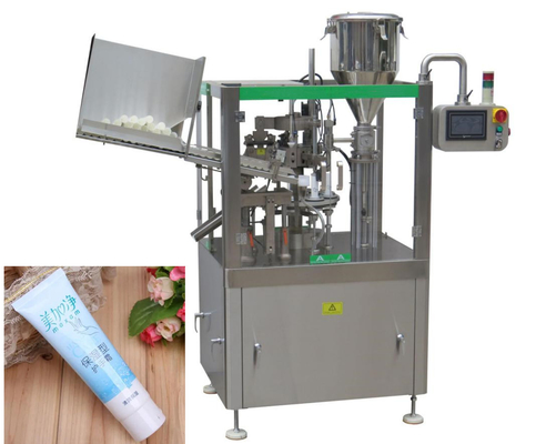 Protección solar suave de aislamiento de la crema de la crema dental de la máquina del relleno cosmético del tubo
