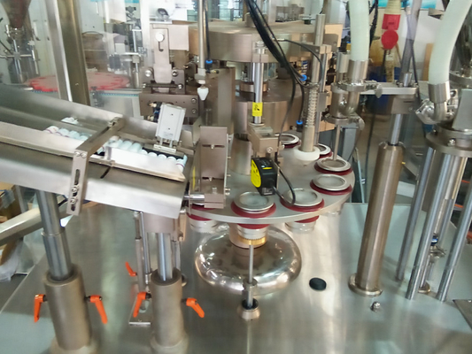 Máquina de rellenar del tubo completamente automático para la goma poner crema suave de la crema dental del metal