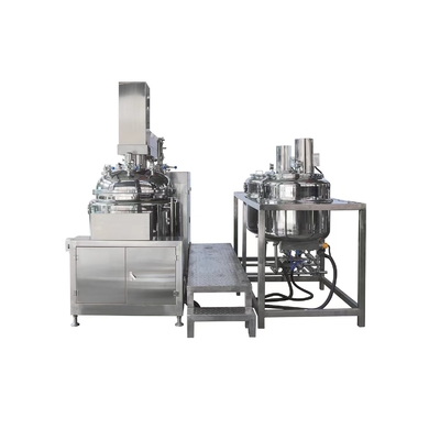 1000L Máquina para hacer crema de alta capacidad Máquina para mezclar gel emulsionante homogeneizante al vacío