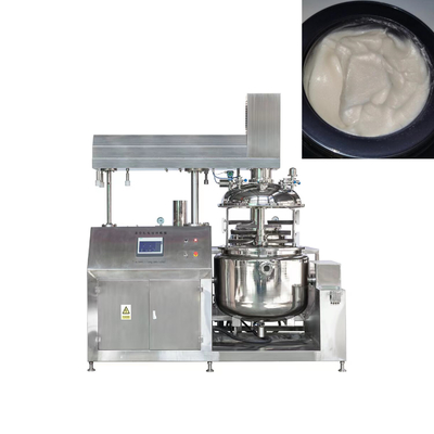 304/316L tanque de mezcla de vacío líquido emulsionar tanque homogeneizador con calefacción eléctrica loción corporal para hacer crema facial máquina