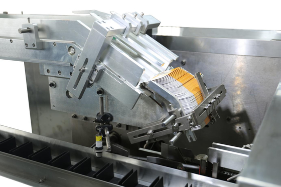 Pequeña caja de alta velocidad que embala la máquina de encuadernación de empaquetado vertical automática continua