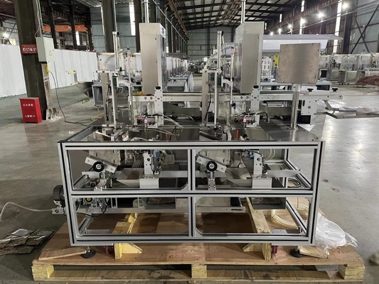 El fabricante Price Hot Sale hace frente a la máquina plegable del equipo de producción de la máscara facial de la hoja