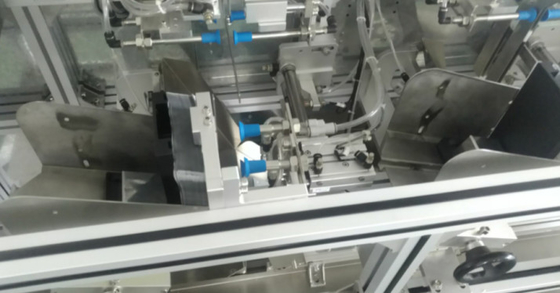 Máscara facial 1.2KW que corta no tejido automático plegable de la empaquetadora 0.6MPA