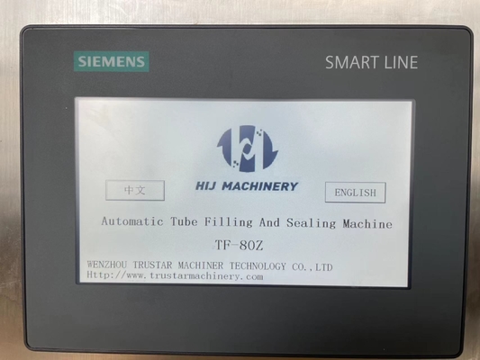 Máquina semiautomática de llenado y sellado de pasta con una precisión de ± 1% y sistema de control PLC