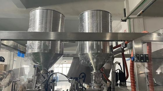 Máquina de llenado y sellado de tubos de grasa para animales de compañía