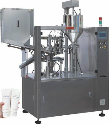 Máquina de rellenar poner crema cosmética de aluminio de relleno y de aislamiento del tubo plástico suave automático de la máquina del tubo de crema dental del tubo