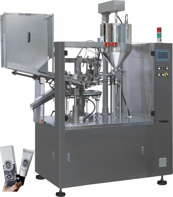 Precisión laminado de aluminio tubo blando de llenado máquina de sellado velocidad 50-75pcs/min