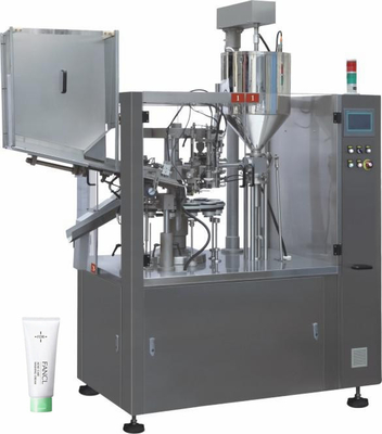 Máquina de llenado y sellado térmico de tubos de sellado de llenado completo por PLC para 5-250 ml