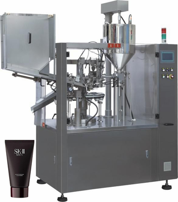 Máquina versátil de llenado y sellado de tubos blandos para alimentos y cosméticos
