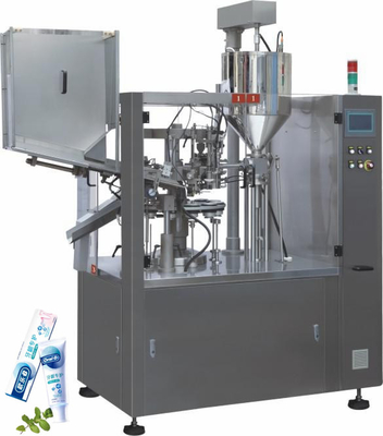 Máquina de sellado automática de llenado de crema para manos de alta velocidad para pasta de dientes de limpieza facial