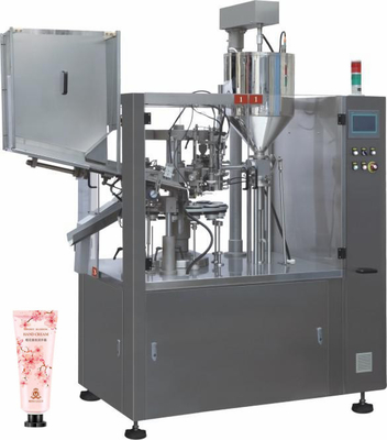 Máquina automática de sellado continuo de extremo para ungüento crema de mano pasta de dientes latas máquina de llenado de embalaje personalizado