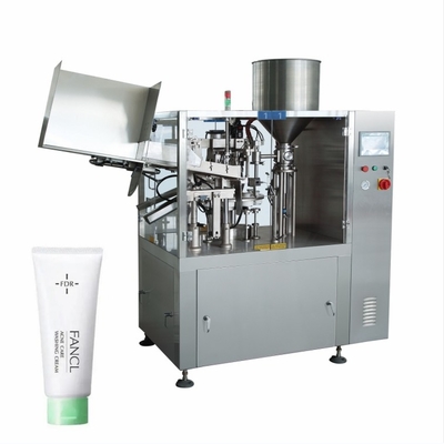 Máquina automática de llenado y sellado de tubos de pasta de dientes cosmética, loción, sellador, crema, tubo blando de plástico