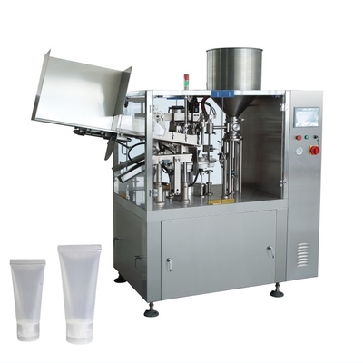 Máquina automática de llenado y sellado de tubos de pasta de dientes cosmética, loción, sellador, crema, tubo blando de plástico