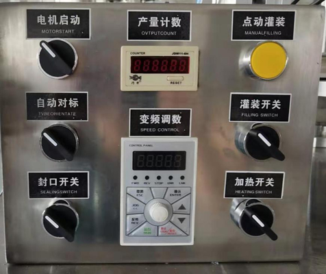 Máquina de embalaje de sellado de llenado de tubos blandos semiautomática