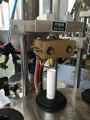 Máquina de llenado y sellado de aceite rotativo crema cosmética tubo blando Máquina de embalaje de sellado térmico