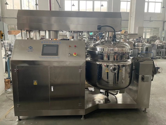 Pasta de dientes de alta calidad Emulsionador de vacío de laboratorio Mezcladora de máquina de vacío Emulsionador de homogeneizador Tanque de mezcla