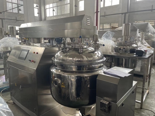 Pasta de dientes de alta calidad Emulsionador de vacío de laboratorio Mezcladora de máquina de vacío Emulsionador de homogeneizador Tanque de mezcla