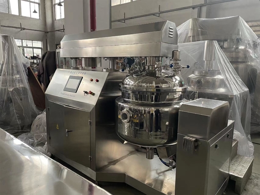 Máquina química para la fabricación de jabón líquido mezclador homogeneizador calefacción cosmética tanque de mezcla de acero inoxidable con doble chaqueta