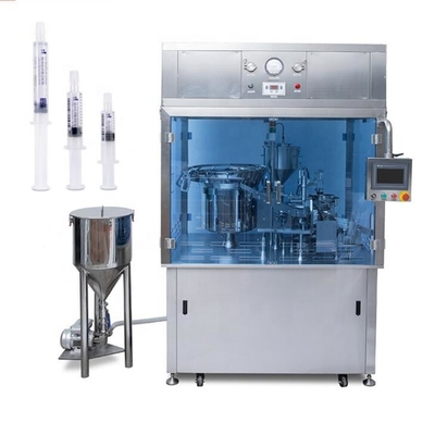 3 ml 5 ml 10 ml 20 ml de plástico automático de la jeringa precargada máquina de llenado de tapa