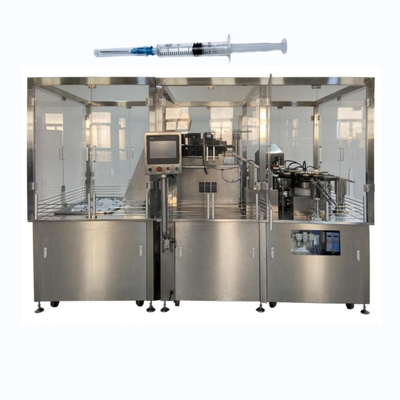Máquina automática de llenado de jeringa de vacuna veterinaria precargada