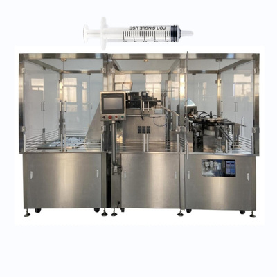 Máquina automática de llenado de jeringa precargada de plástico