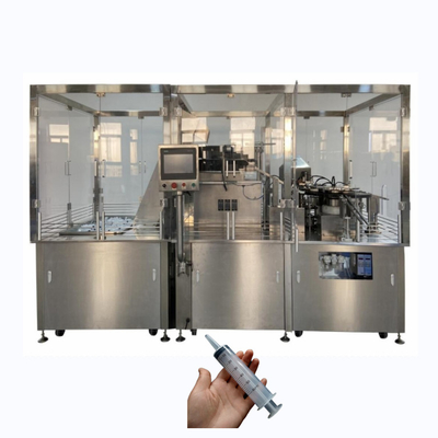 Máquina de llenado de jeringa desechable totalmente automática Máquina de llenado de jeringa precargada