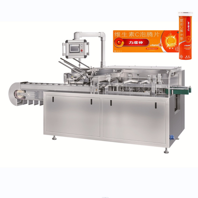 Máquina de cartonado de cajas de cartón verticales totalmente automática para botellas de tubo en frascos