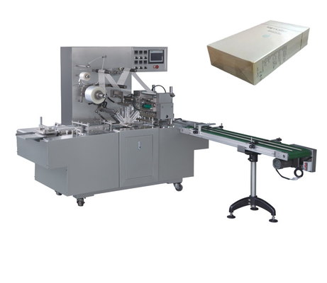 Máquina automática de envoltura y embalaje de películas transparentes 3D de alta velocidad para cajas cosméticas y cajas de alimentos