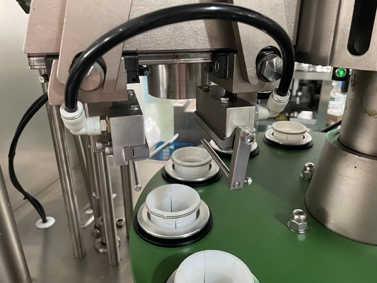 Máquina automática de sellado continuo de extremo para ungüento crema de mano pasta de dientes latas máquina de llenado de embalaje personalizado