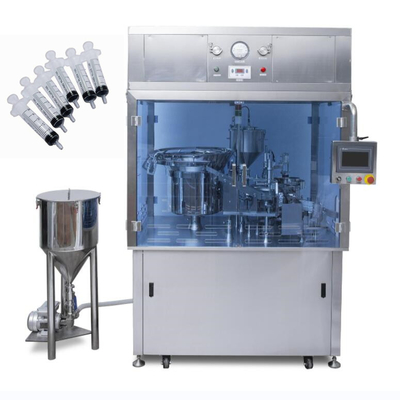 Máquina automática de llenado de jeringa de acero inoxidable 8ml/1800 - 2100 por hora