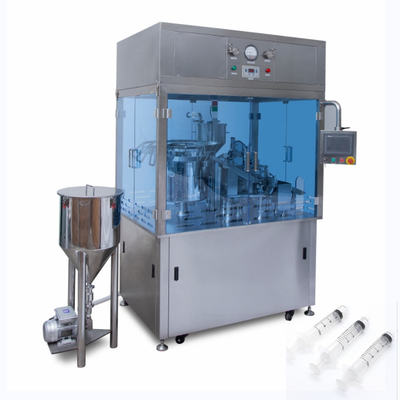 Máquina de llenado de jeringa de plástico de alta precisión Equipo automatizado eficiente
