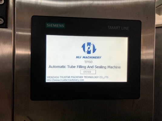 Máquina automática de llenado y sellado de tubos de pasta de dientes cosmética, loción, sellador, crema, tubo blando de plástico