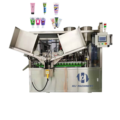 Máquina automática de llenado y sellado de tubos de plástico blando para tubos de crema cosmética de aluminio